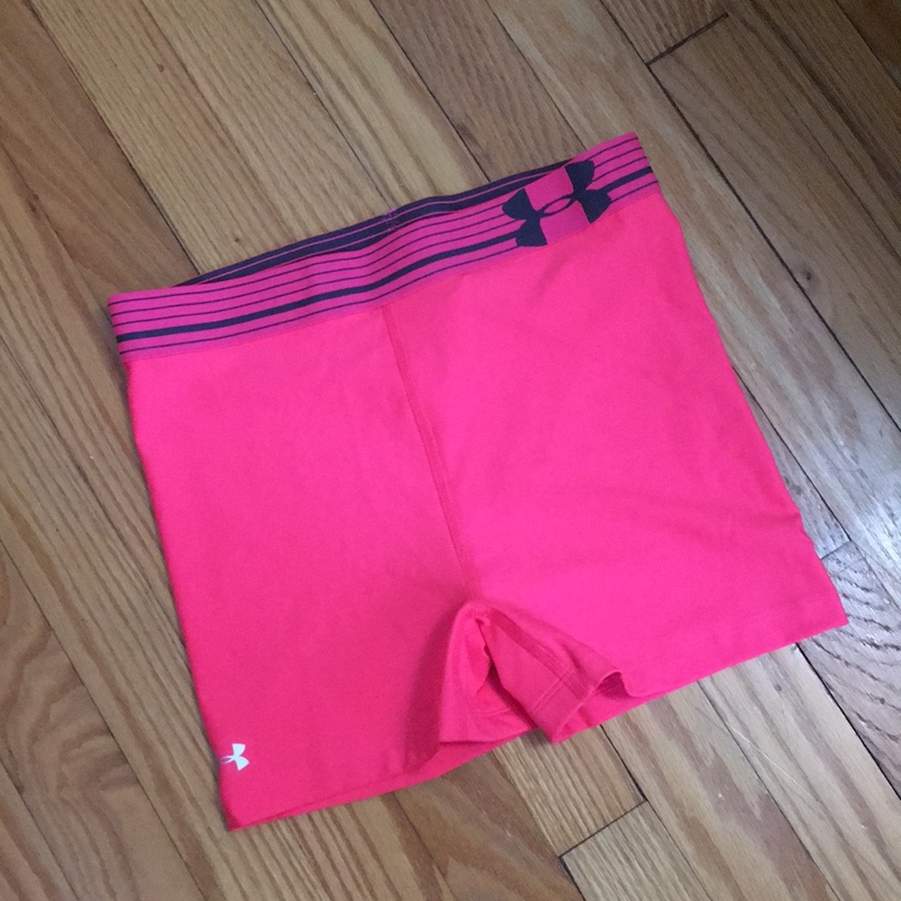 Under Armour Hot Pink Bike Shorts